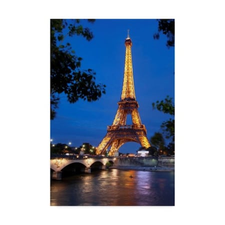Chris Bliss 'Eiffel Tower 3' Canvas Art,12x19